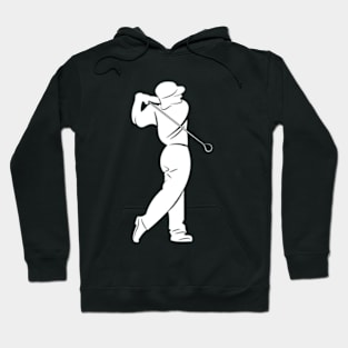 Golf Man Father Dad Hoodie